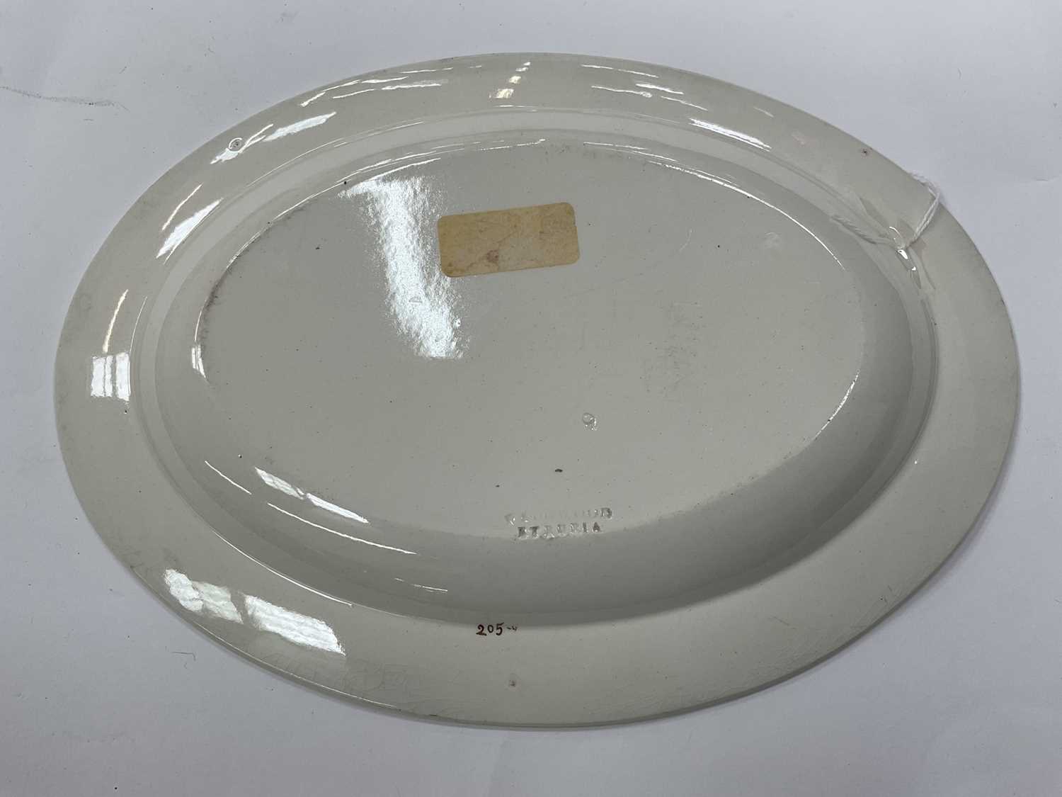 Wedgwood creamware armorial oval dish - Image 2 of 5