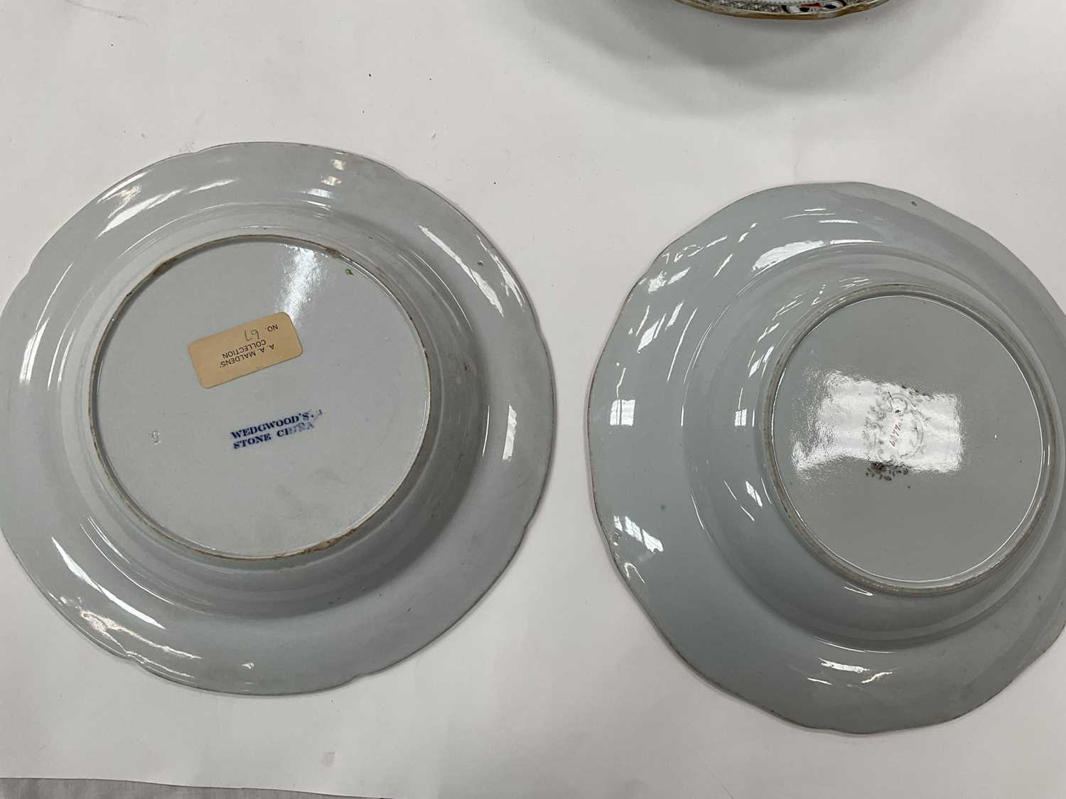 Pair of Wedgwood Stone China deep plates, and other plates - Image 5 of 5