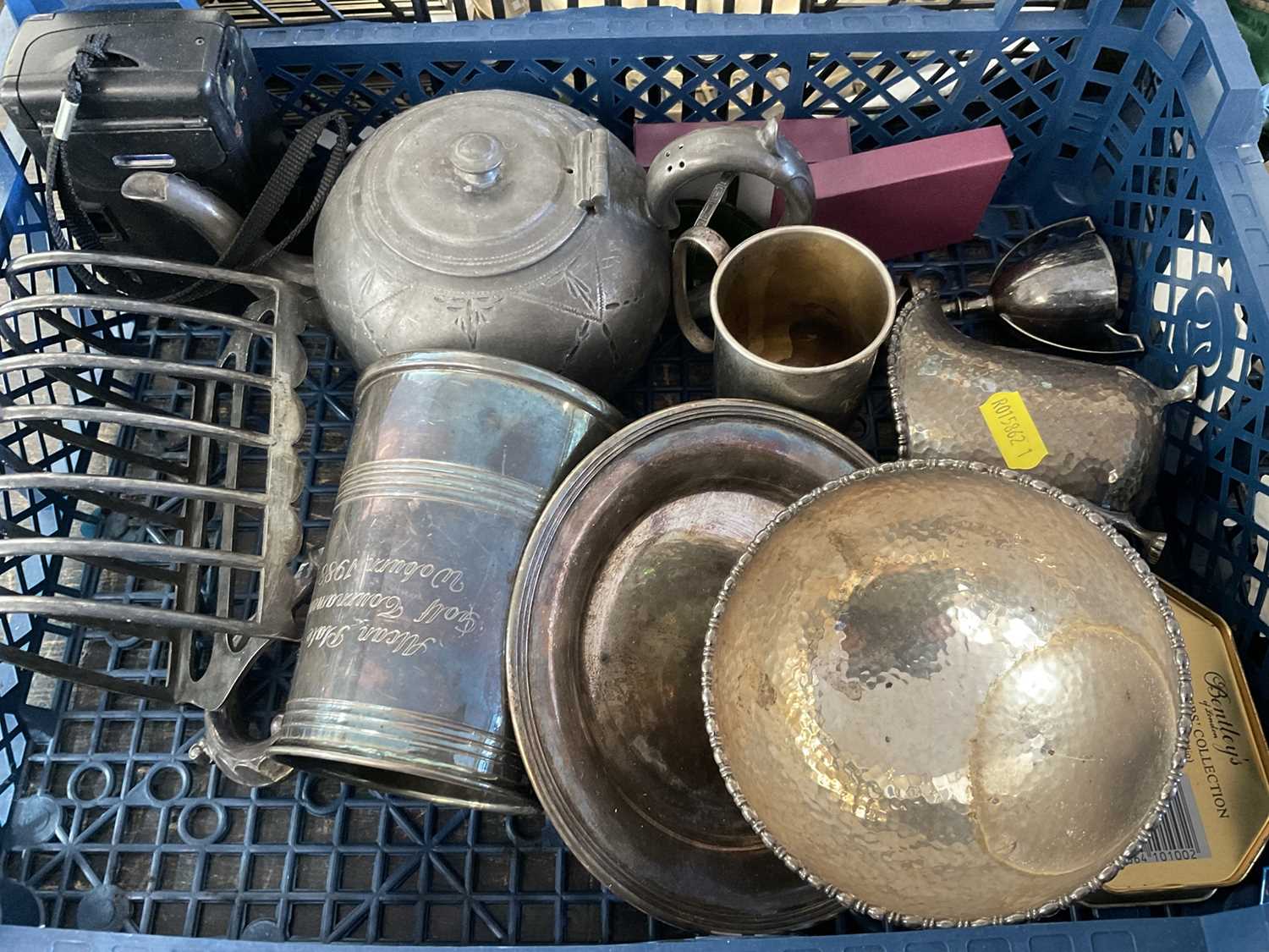 Sundry items including clocks, silver plate, ceramics, collection of marbles, etc - Image 2 of 6