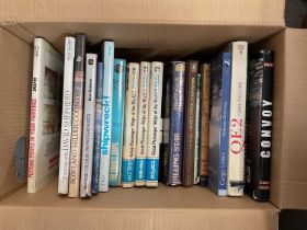 Large quantity of books relating to shipping and art
