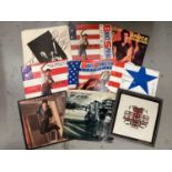 45 rpm single records including Spandau Ballet,race Springsteen, Queen etc. (1 box)