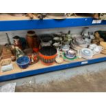 Group of ceramics, including a Victorian Staffordshire 'Hearty Good Fellow' toby jug, tea wares, etc