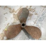 Old ships propellor