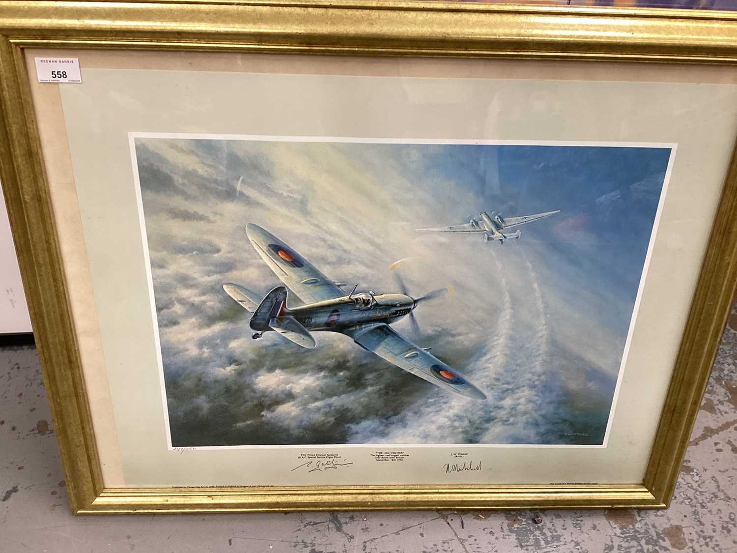 Large collection of aviation prints including some signed limited edition (qty) - Image 2 of 26