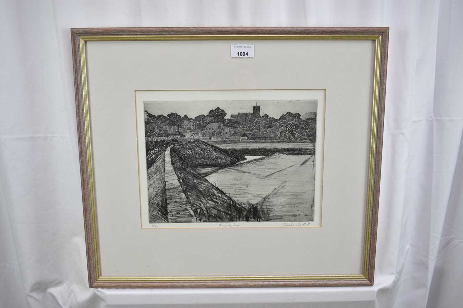 *Charles Bartlett (1921-2014) signed limited etching - Fingringhoe - Image 2 of 7
