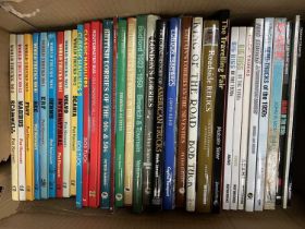 Four boxes of books relating to vehicles