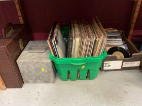 Six boxes of records, including Jazz