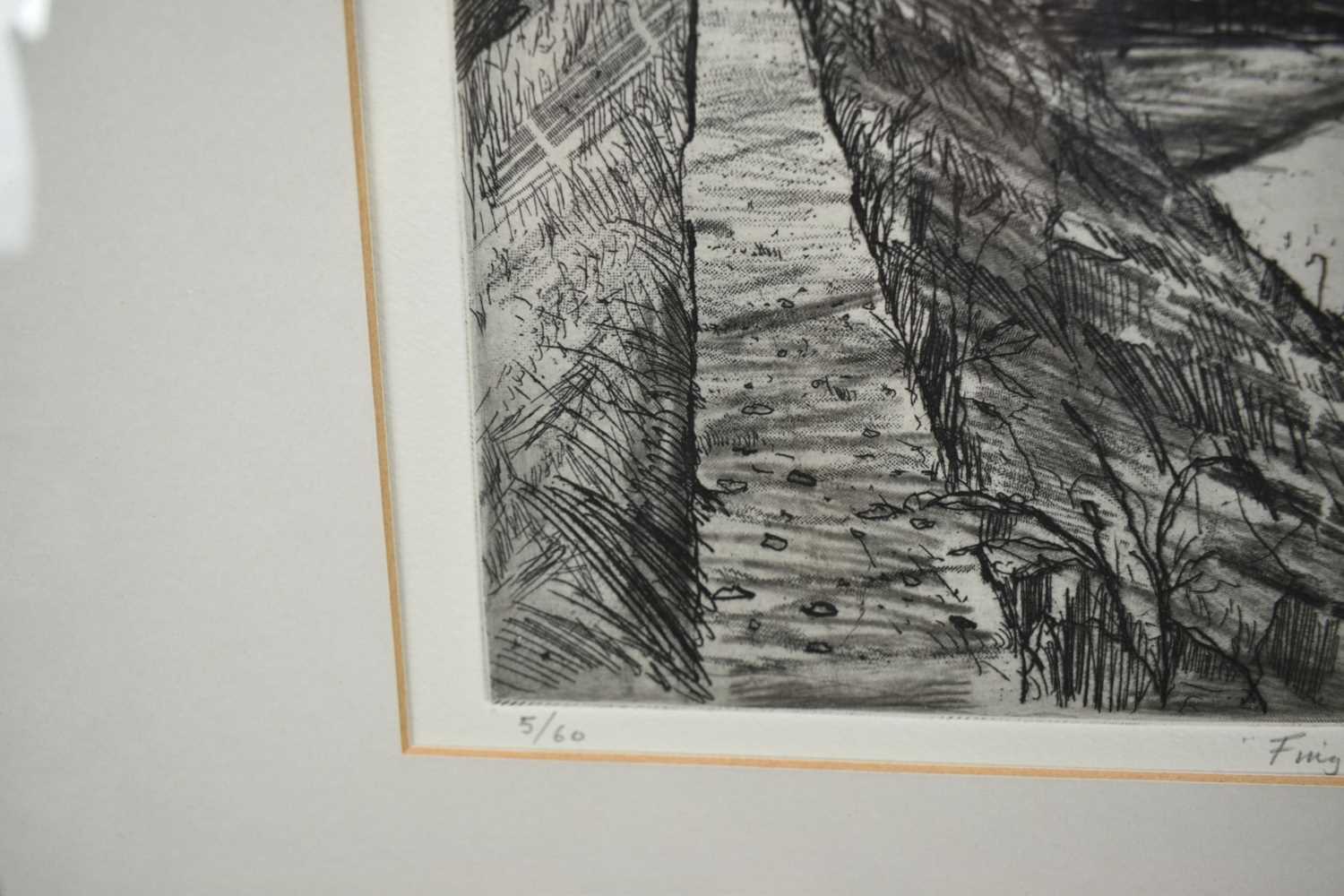 *Charles Bartlett (1921-2014) signed limited etching - Fingringhoe - Image 5 of 7