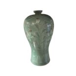 Large Korean celadon vase