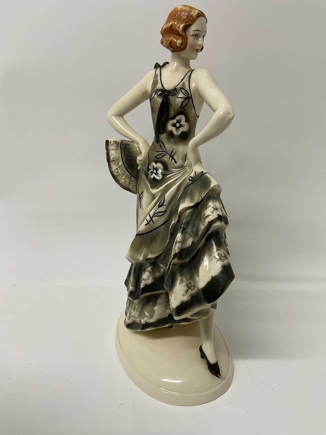 Sitzendorf art deco figurine - Image 2 of 6