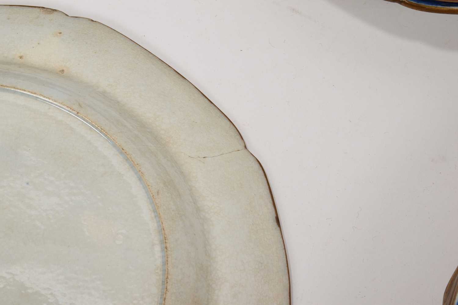 Set of ten early 19th century Swansea dishes - Image 4 of 6