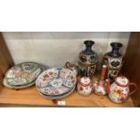 Chinese and Japanese cloisonne and porcelain