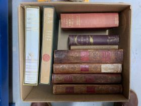 Four boxes of mixed books, including Folio Society