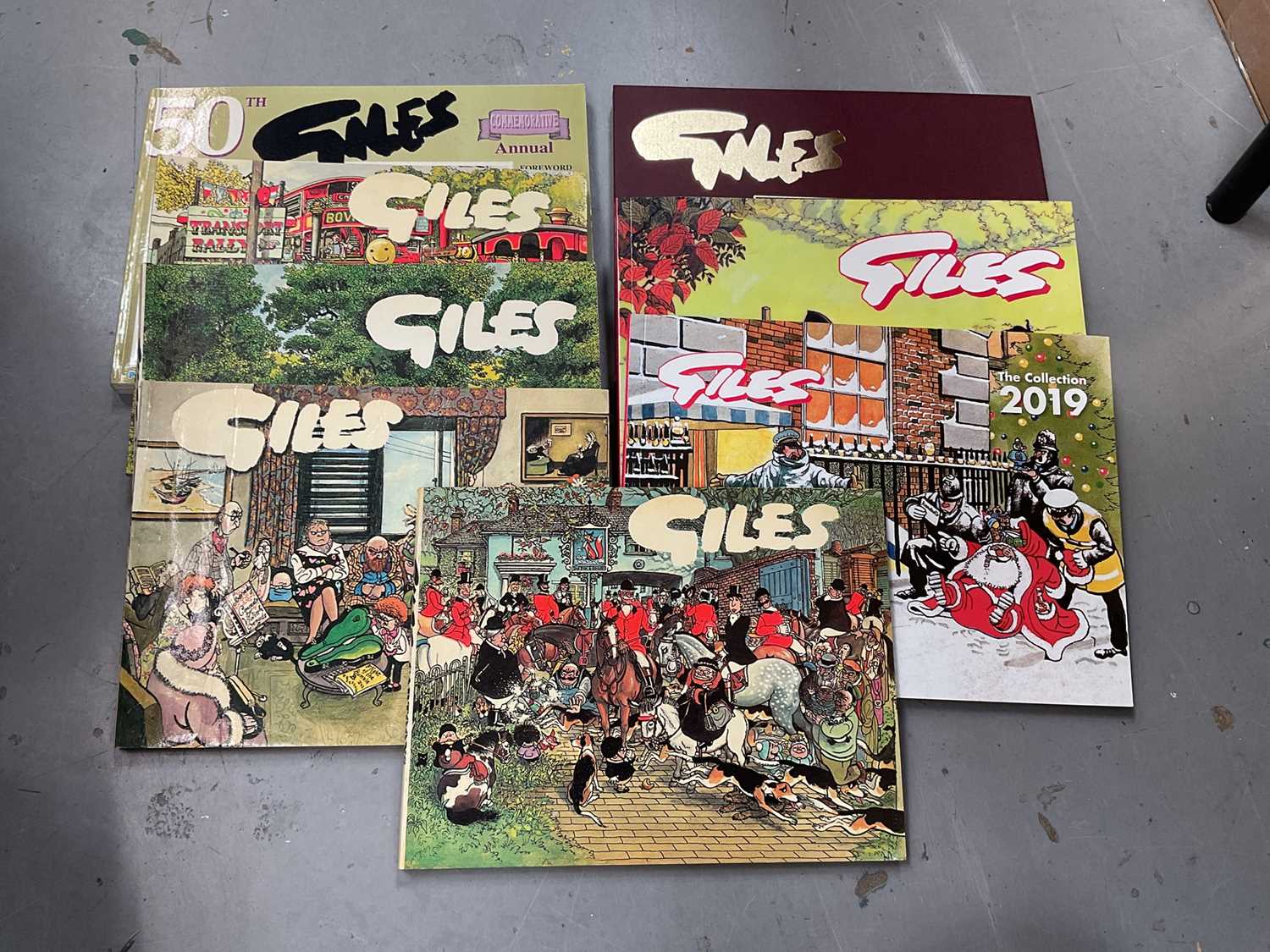 Collection of assorted Giles Annuals (1 box)