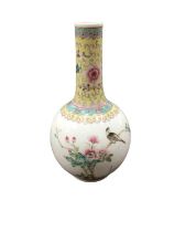 Chinese porcelain bottle shape vase