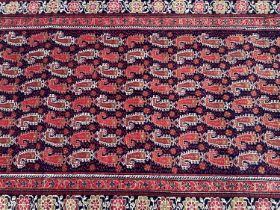 Baluch rug with geometric decoration