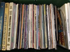 Large collection of LP records and singles
