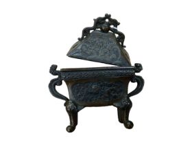 Antique Japanese bronze censer