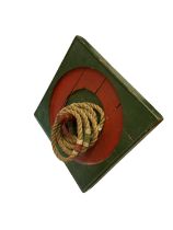 Antique wall hanging quoits game