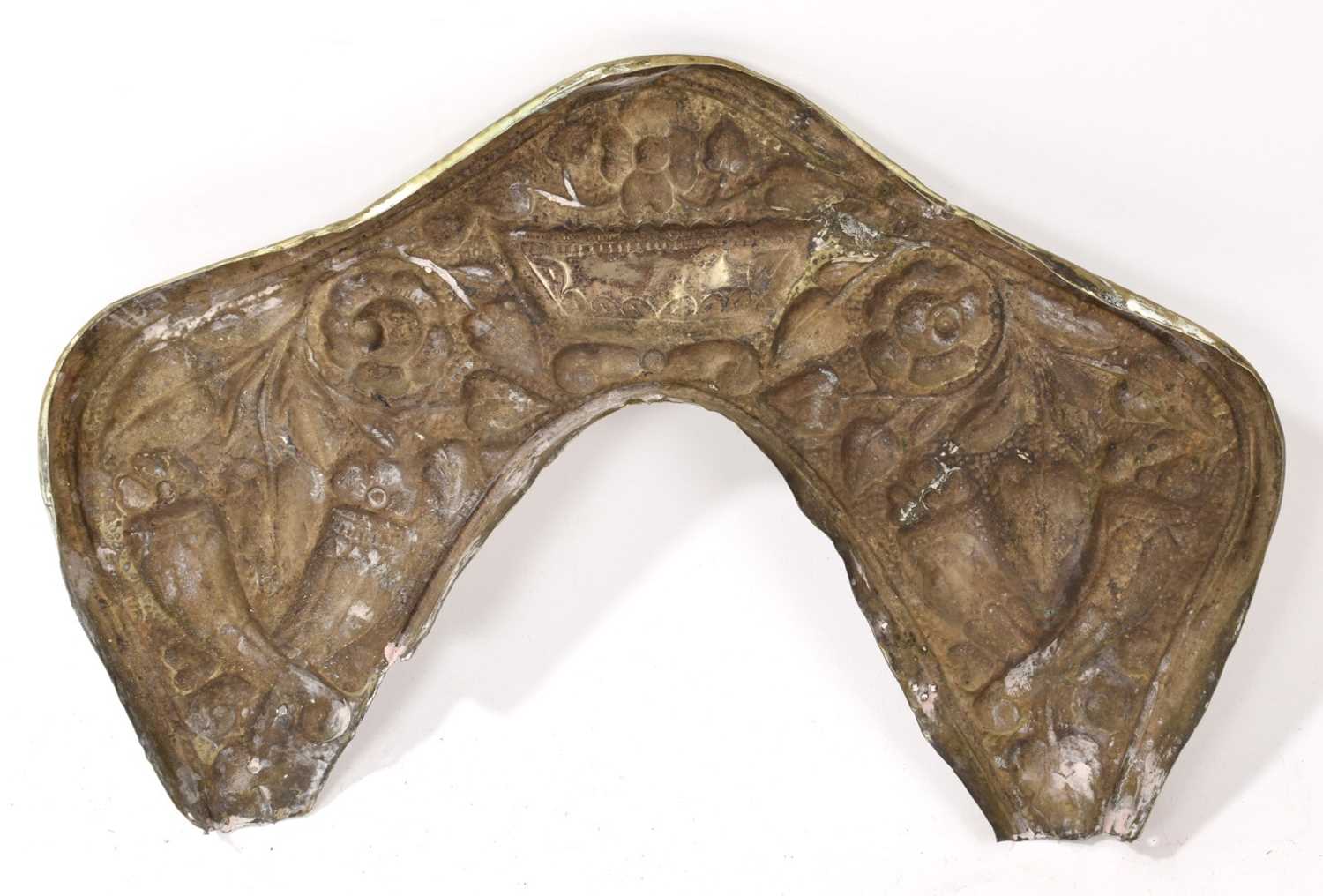 19th century South American white metal saddle mount - Image 5 of 5