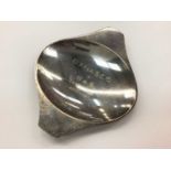 Georg Jensen Danish silver pin dish with engraved inscription