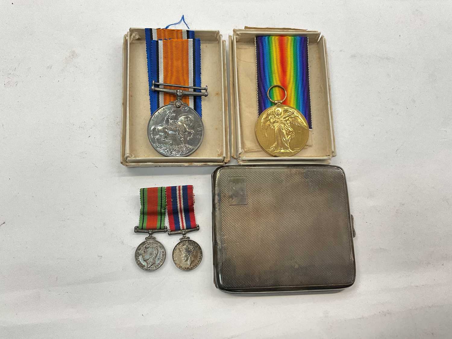 First World War pair comprising War and Victory medal named to 219646. SGT. W. Francis. R.A.F.