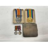 First World War pair comprising War and Victory medal named to 219646. SGT. W. Francis. R.A.F.