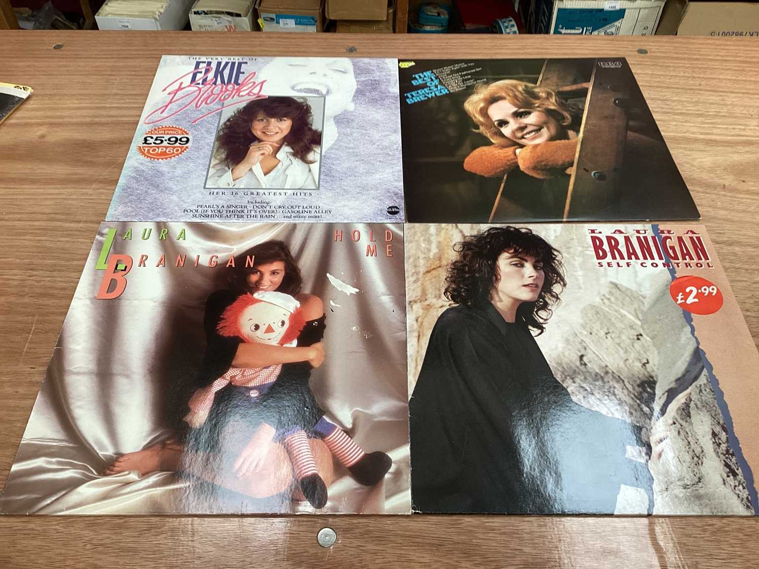 Three retro storage units of LP records including Pat Benatar, Cliff Bennet and the Rebel Rousers, T - Image 23 of 26