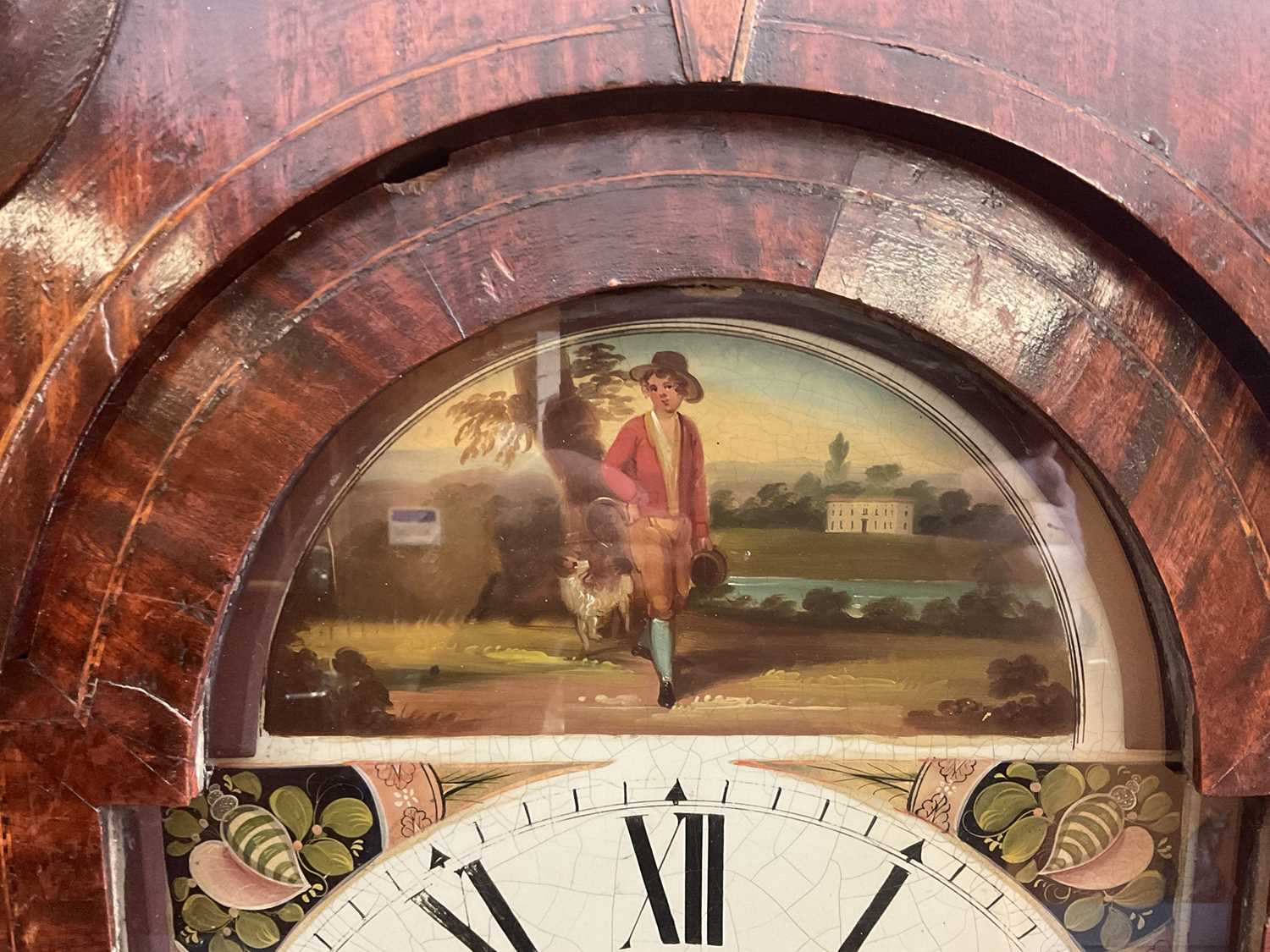 Regency oak long case clock - Image 3 of 6