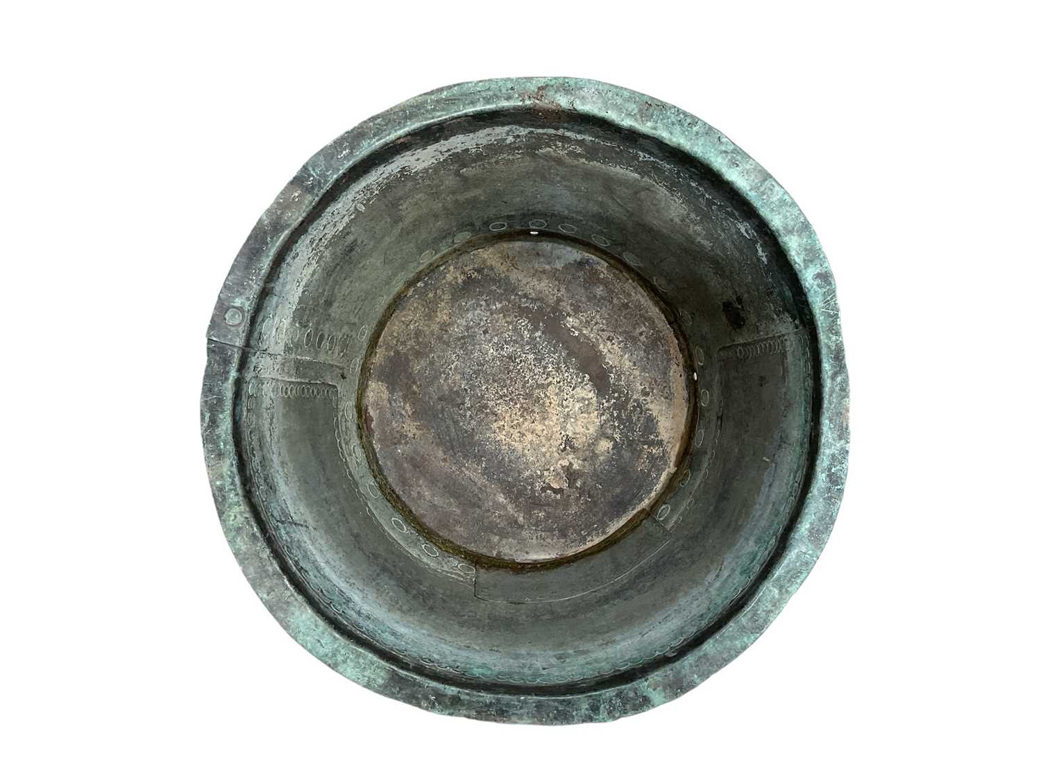 Riveted copper vessel - Image 2 of 2