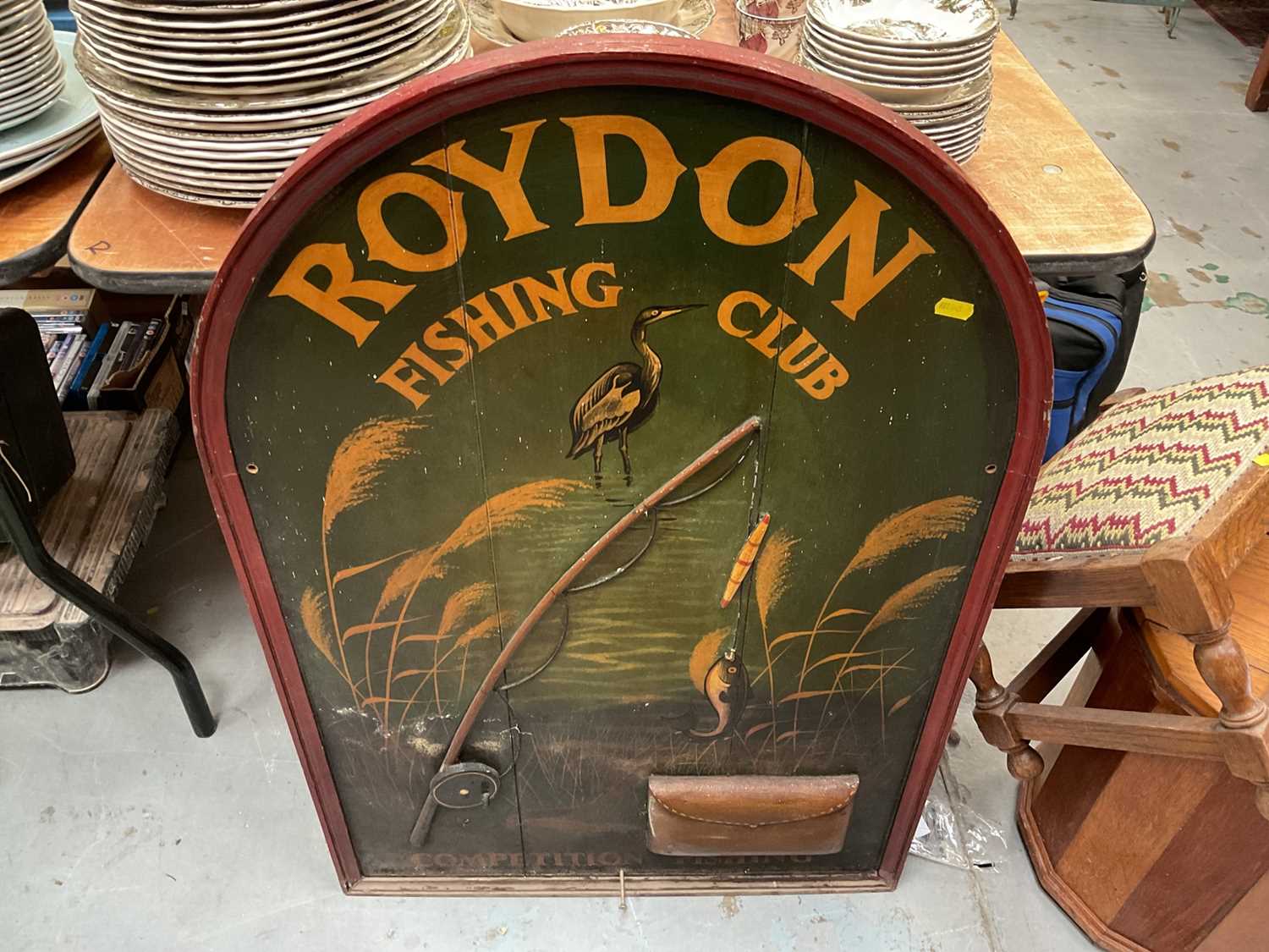 Roydon Fishing Club novelty sign