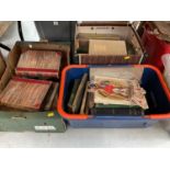 Collection of mixed antiquarian books and ephemera (5 boxes)