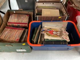 Collection of mixed antiquarian books and ephemera (5 boxes)