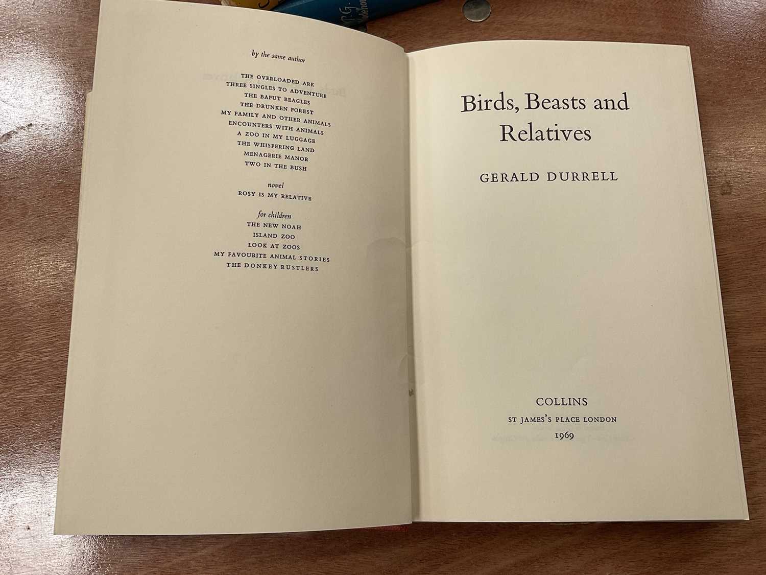 Gerald Durrell - Birds, Beasts and Relatives, 1969 first edition with dust jacket, together with Pet - Image 5 of 8
