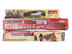 Three boxed toy rifles