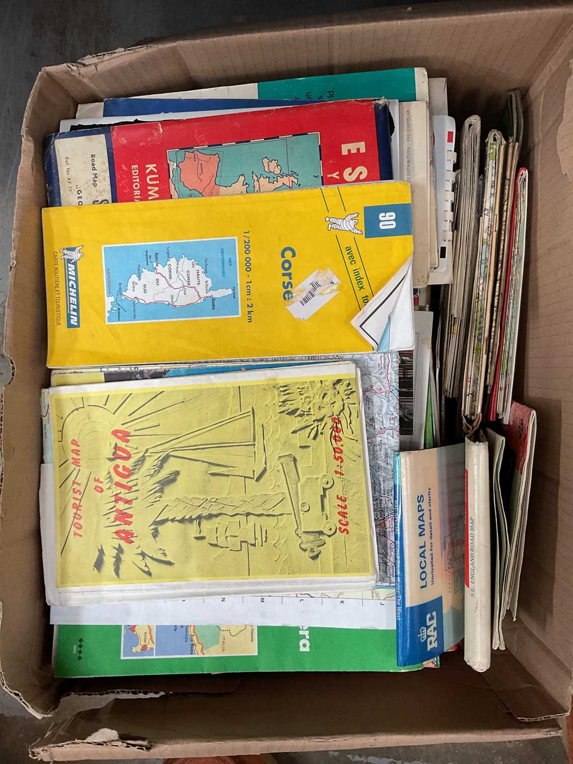 Two boxes of assorted maps - Image 2 of 4