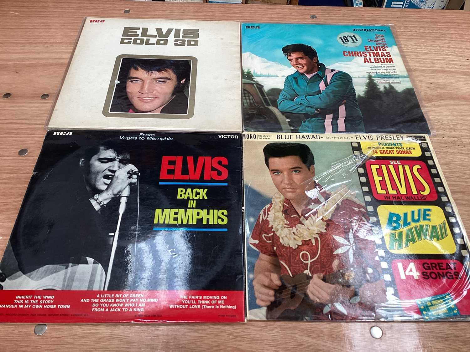Collection of 1960s and later records including Elvis, Roy Orbison, Cliff Richard etc (1 box)