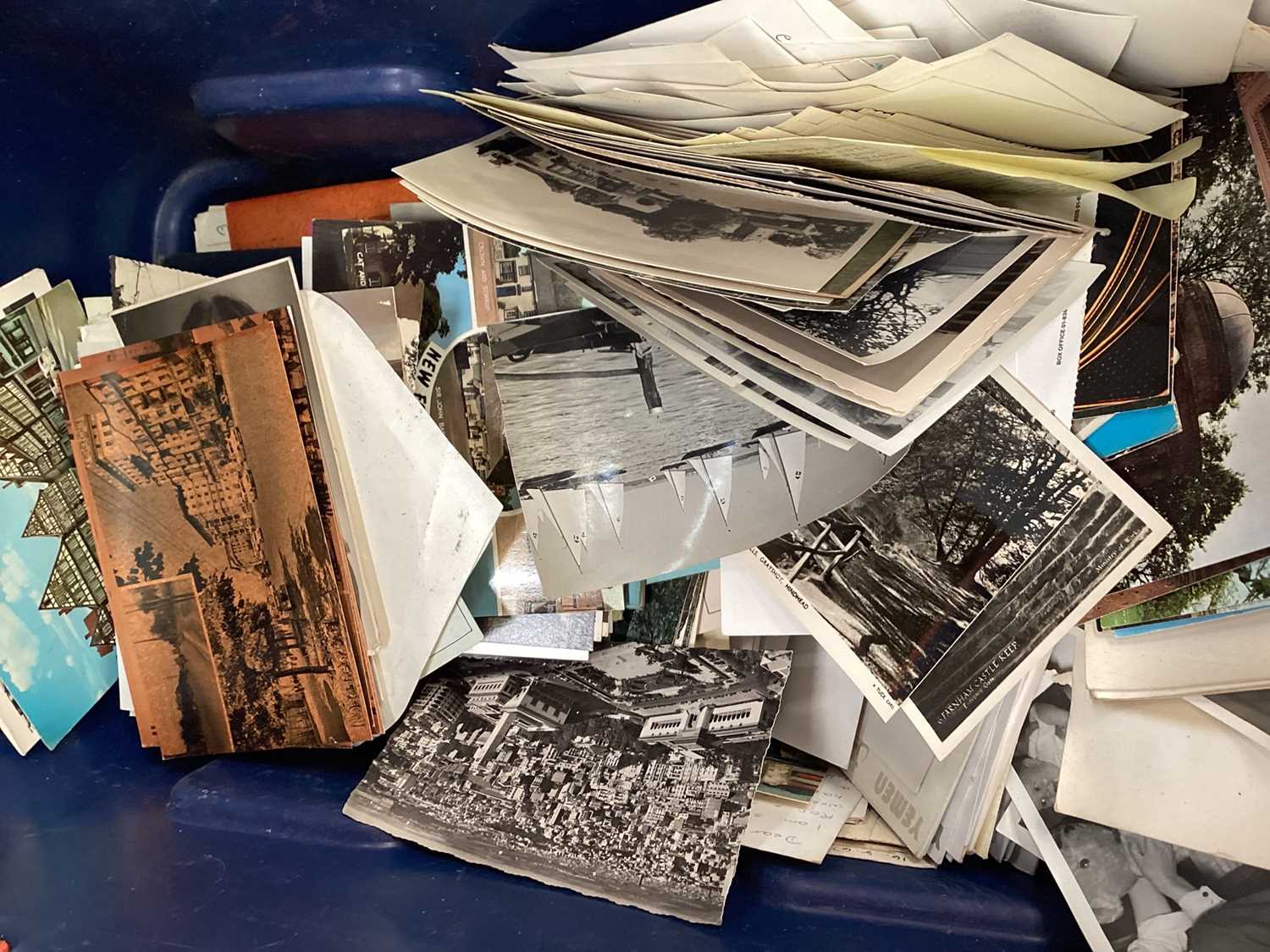 Two boxes of mixed ephemera to include postcards and photographs. - Image 11 of 24