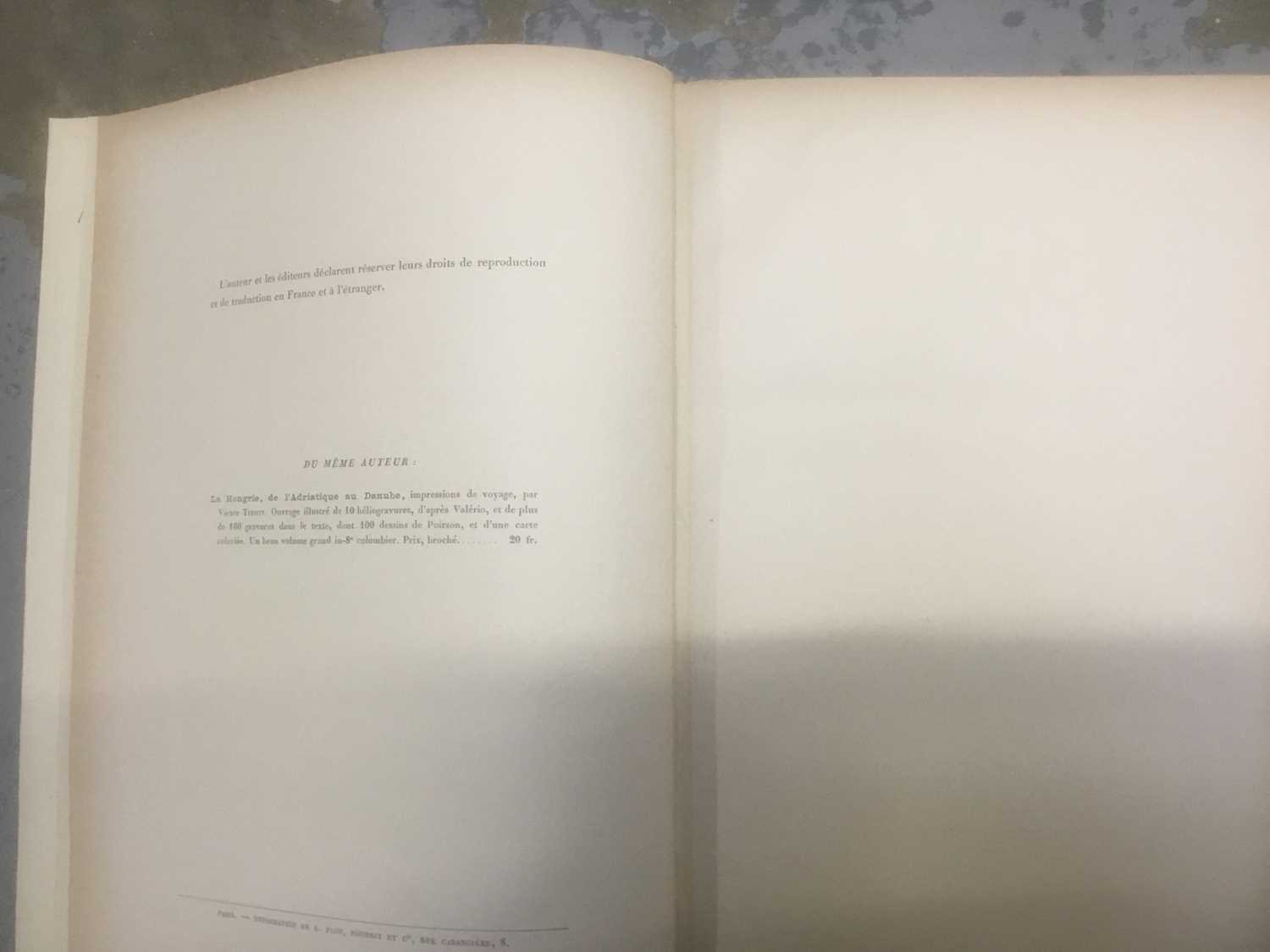 La Russia et les Russe - Impressions de voyage, 1884 first edition with tooled cloth, together with - Image 2 of 3