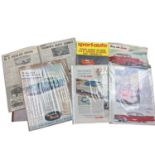 Collection of car and motoring related ephemera to include scrap books (1 box)