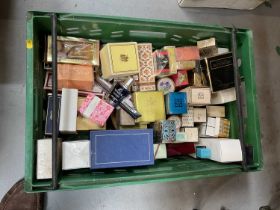 One box of assorted vintage perfumes.