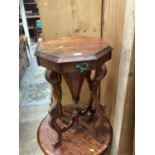 19th century rosewood work table