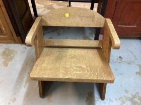 Art Deco shaped child's chair