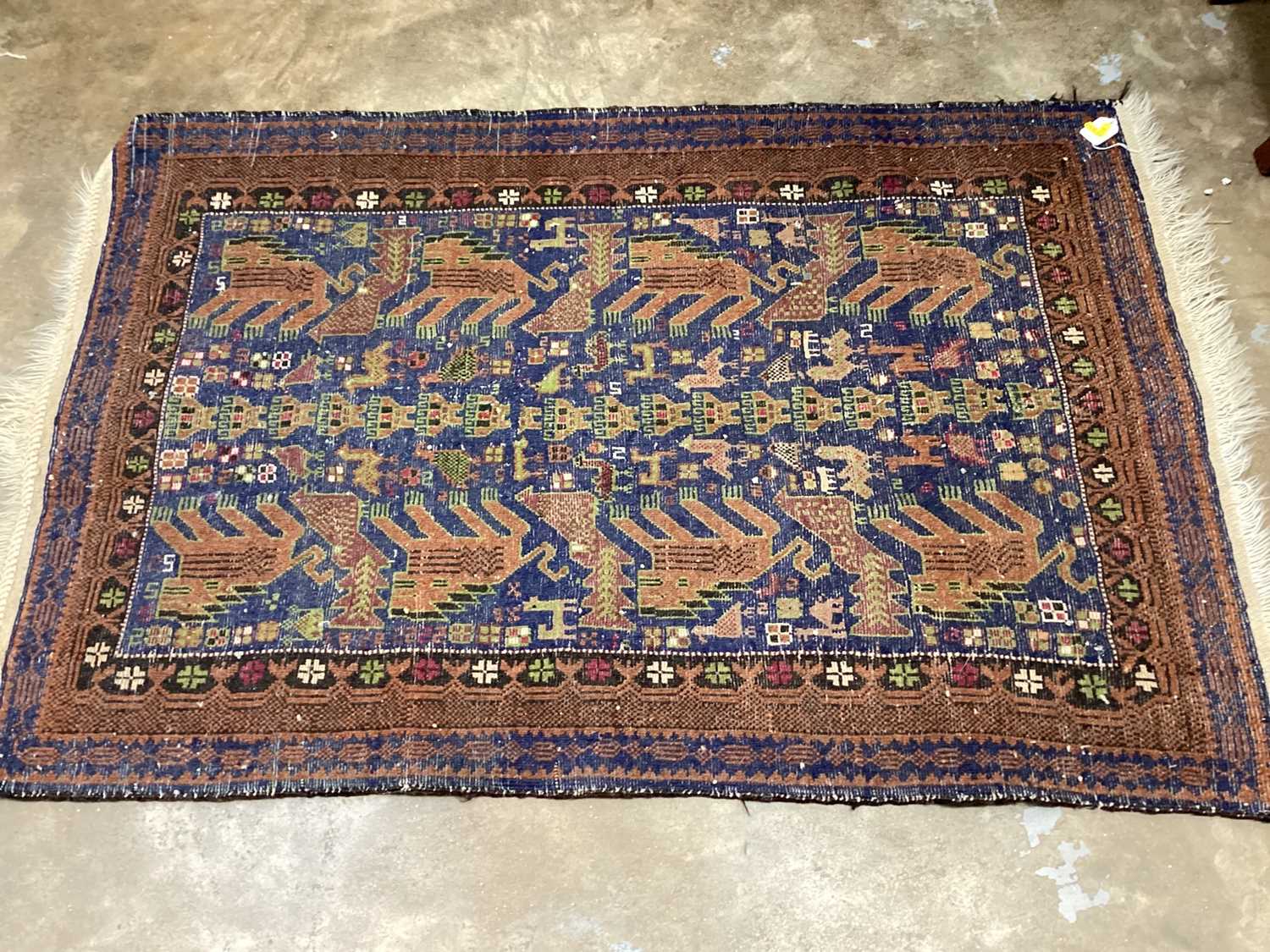 Chinese rug together with a narrow Persian rug - Image 5 of 5