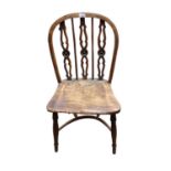 Elm and yew country chair