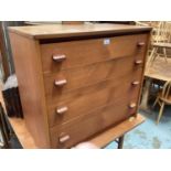 G-plan teak chest of drawers