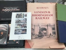 Bourne's London & Birmingham Railway book, Tomorrow Never Dies limited edition video box set and two