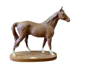 Royal Doulton model of The Minstrel on plinth base