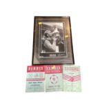 Lot West Ham and other football ephemera and related pictures