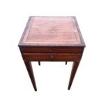 Regency square work table